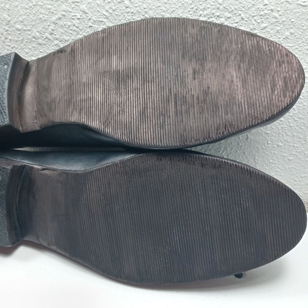 Neiman Marcus MI Spain Women's Leather Calf Hair Loafers Sz 8M - Picture 7 of 10